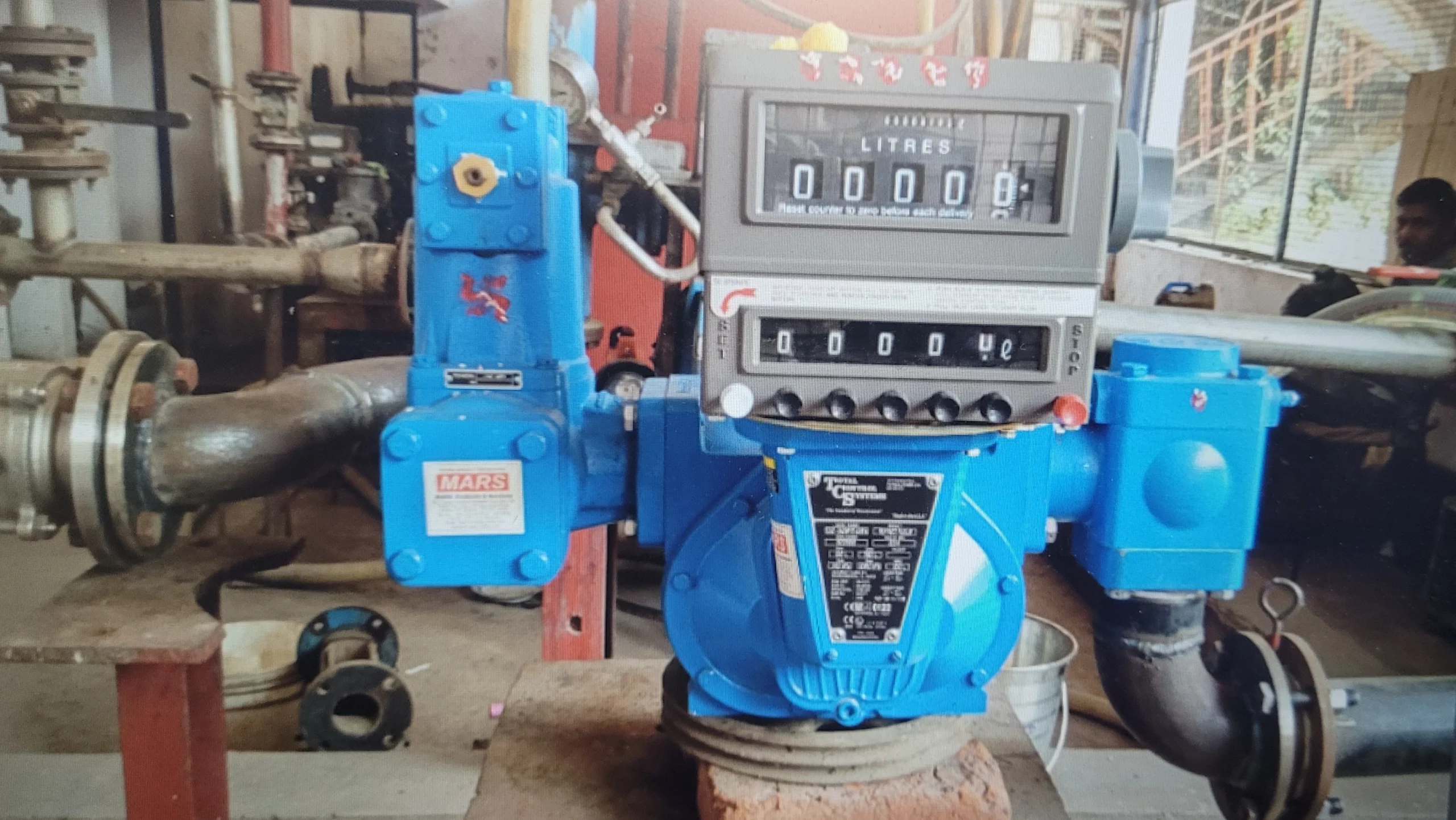 Mechanical Flow Meter for Distillery
