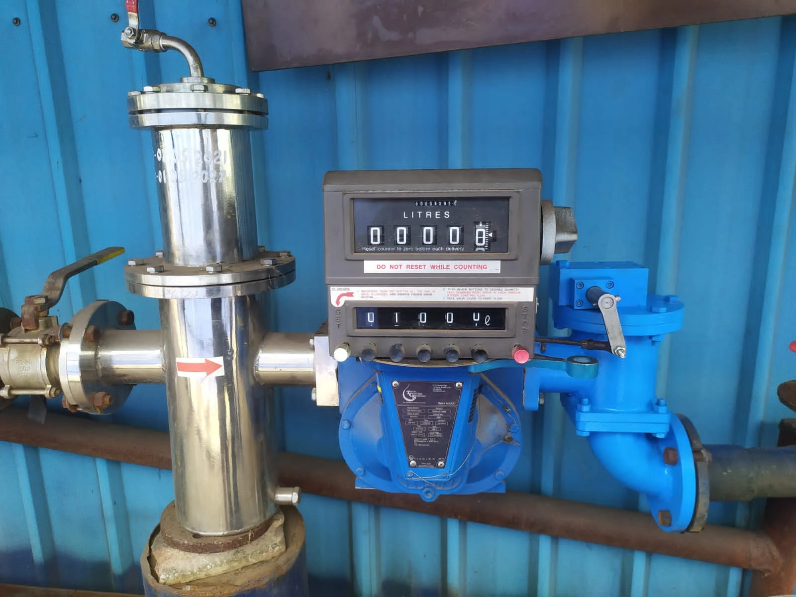 Flow Meter for Wagon Calibration