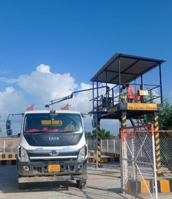 Tanker loading in mining