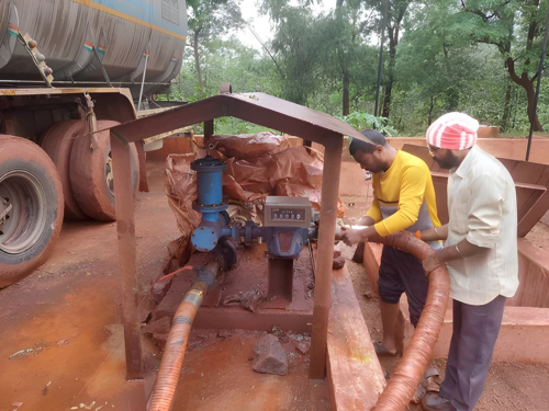 Tanker Unloading Flow Meter